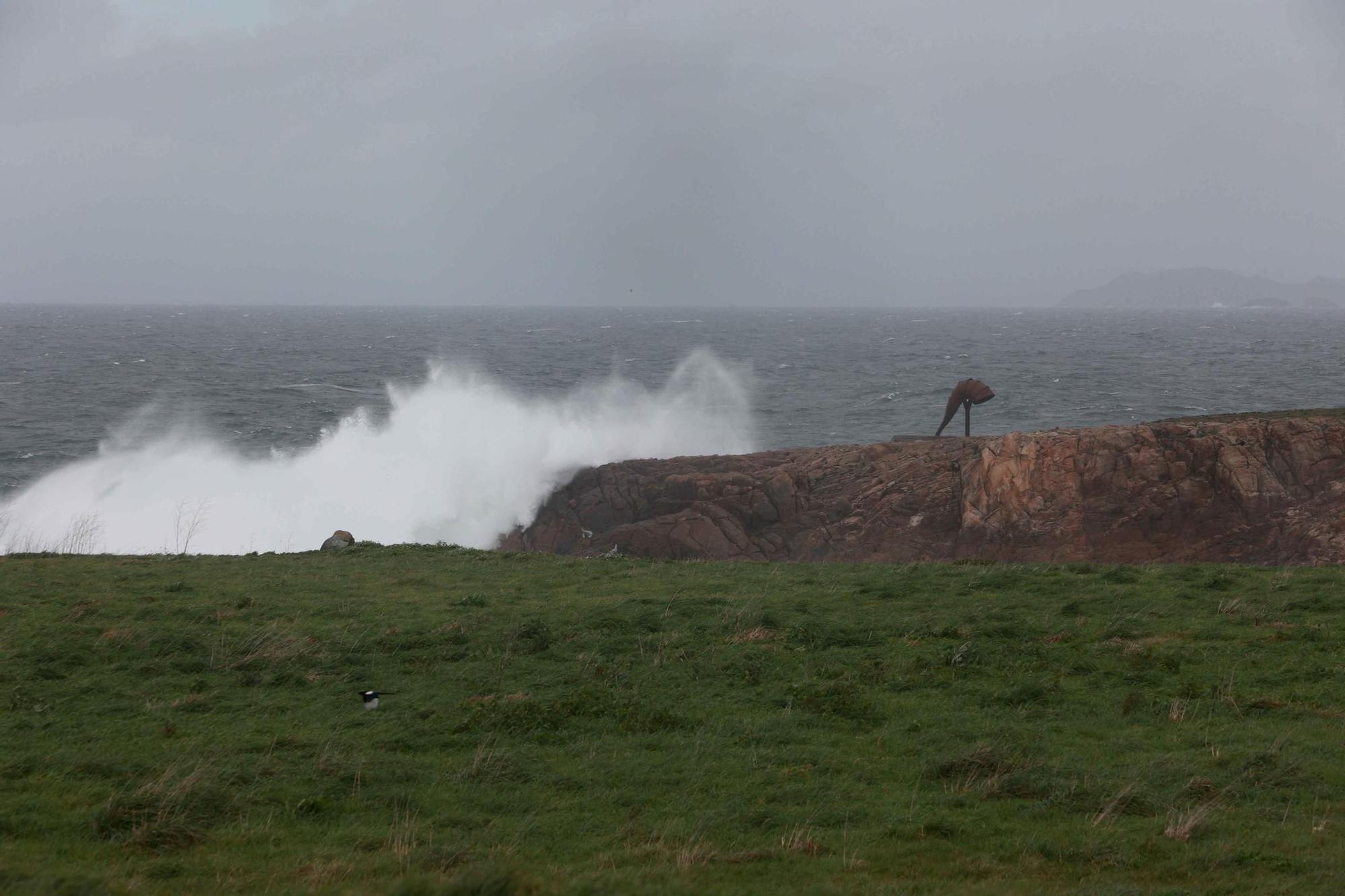 Alerta naranja en A Coruña por temporal costero en todo el litoral gallego