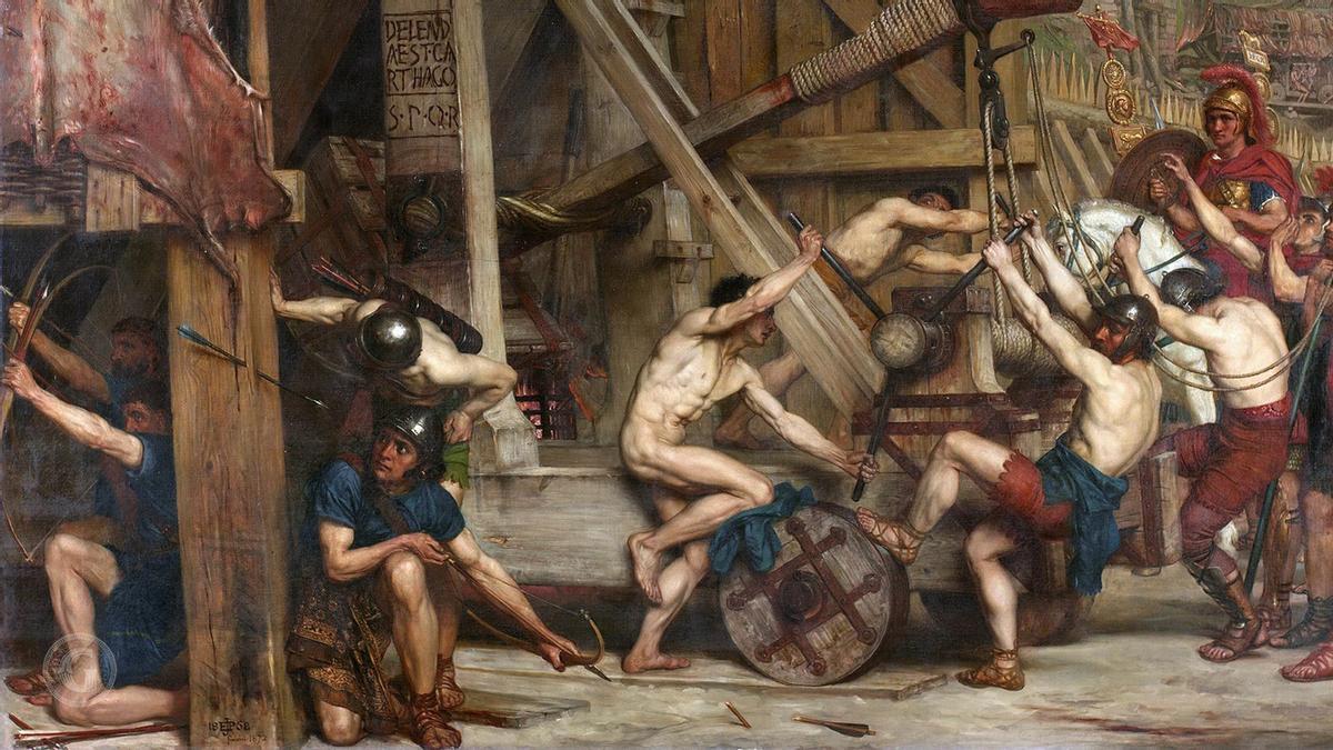 'La catapulta', Edward Poynter