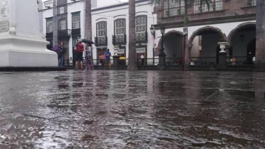 Las lluvias registradas el domingo en parte de la Isla fueron abundantes.