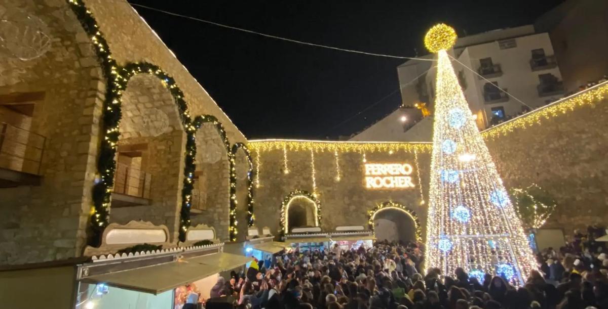 Peñíscola amplia la iluminación navideña