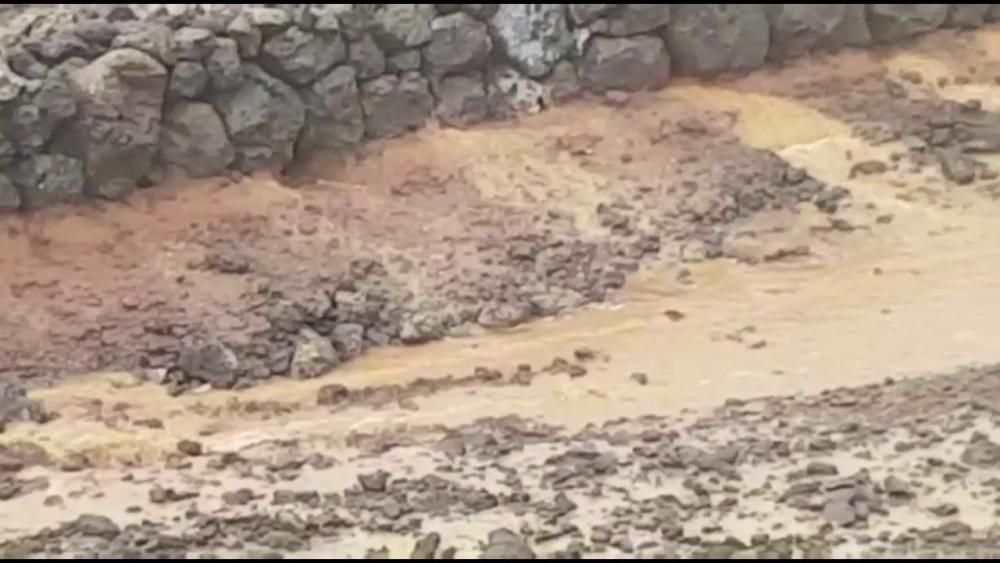 Lluvia en Las Cañadas de Recia