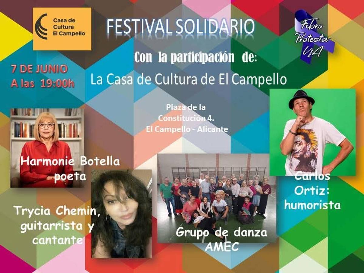 Festival solidario el 7 de junio en El Campello
