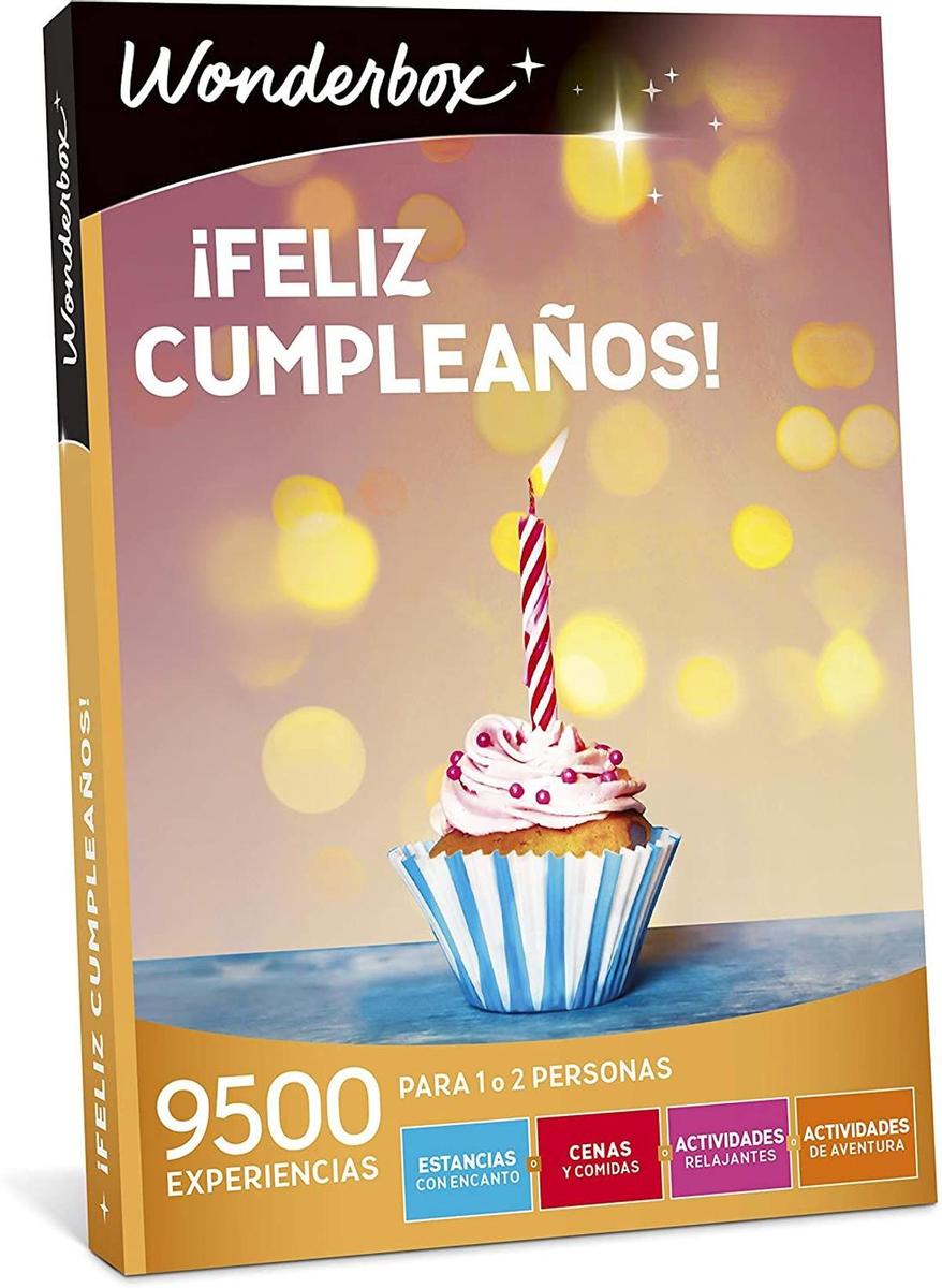 Caja Wonderbox Feliz Cumpleaños (Precio: 49,90 euros)