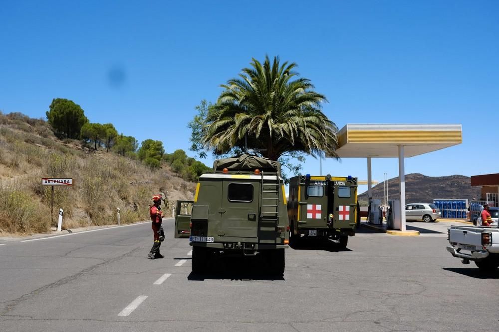 Incendio en Gran Canaria | Zonas afectadas en las medianías de Gáldar y en Artenara