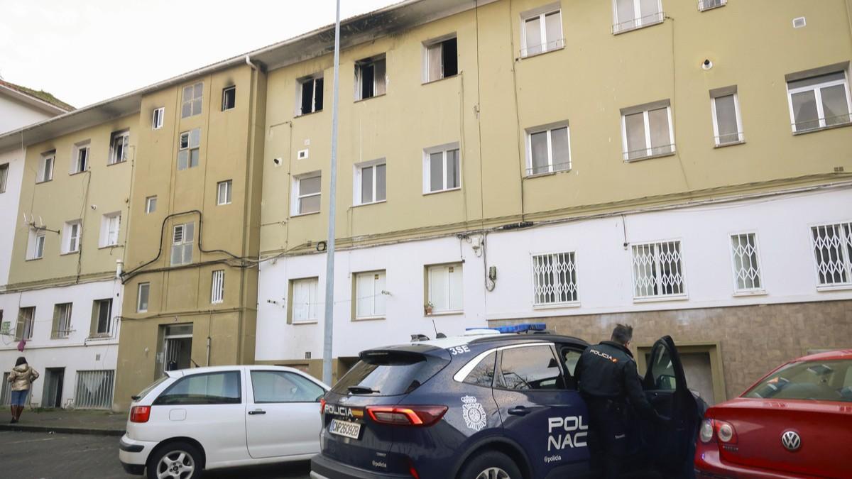 Imagen de la calle Álvarez de Soutomaior, en Ferrol