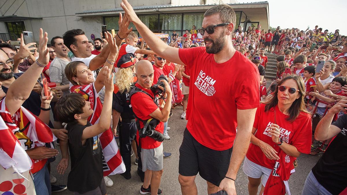 El Girona torna a Primera, en imatges