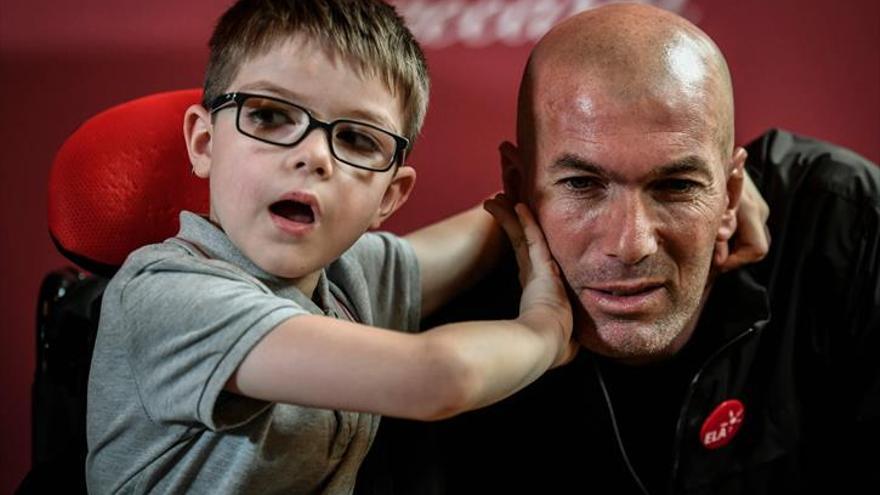 Zidane colabora con enfermos de leucodistrofia