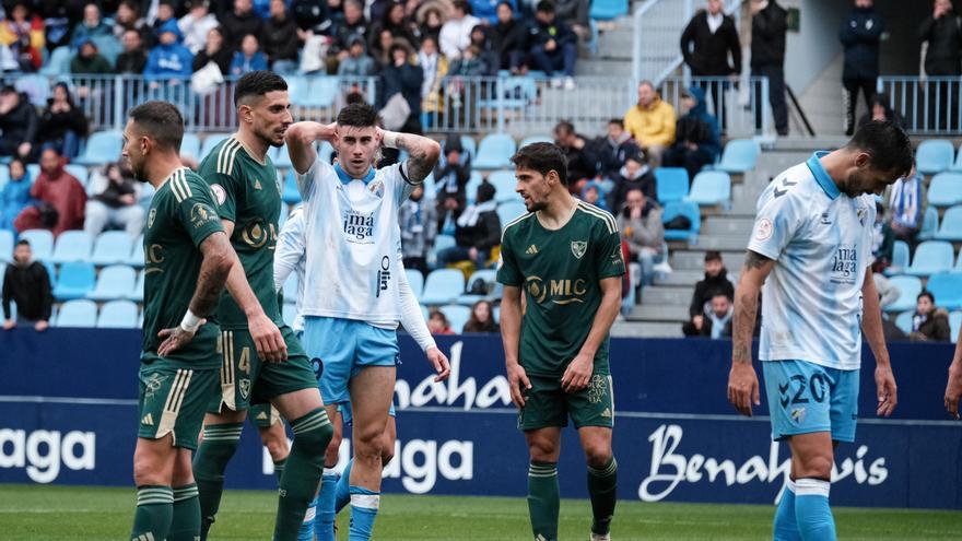 El Málaga CF se coloca tercero; el Castellón, líder, se escapa