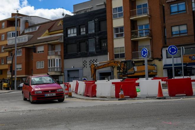 GALERÍA | Abre al tráfico la nueva rotonda en la cuesta del Bolón