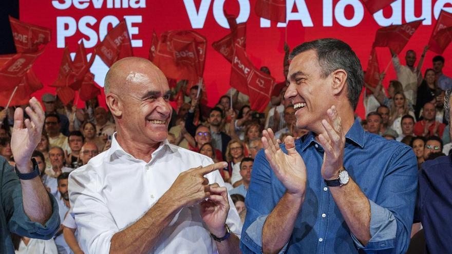 Sánchez se carga de anuncios para Sevilla y reivindica la “política útil” sin entrar en el ruido por Bildu