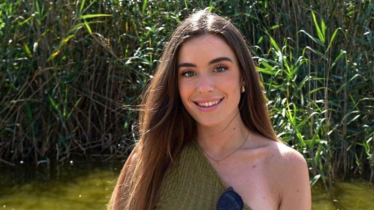 La joven Ángela Agudo, vecina de Godelleta.
