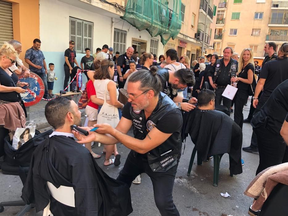 Die Barber Angels während der Arbeit