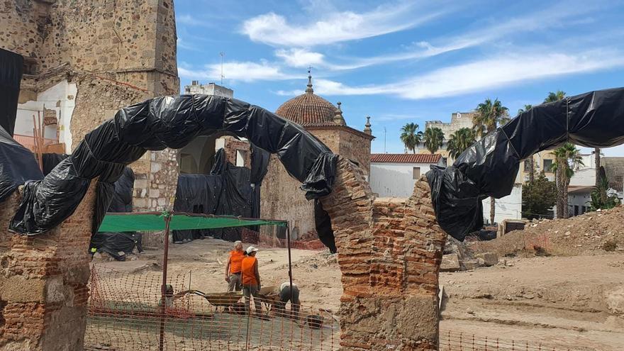 La actividad en la obra del Convento de las Concepcionistas de Mérida se intensifica