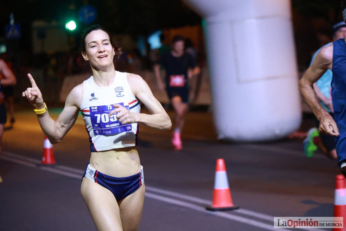Las mejores imágenes de la carrera nocturna de Murcia