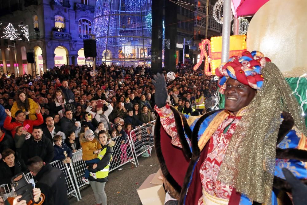 Las imágenes de la Cabalgata de Reyes de Vigo 2019