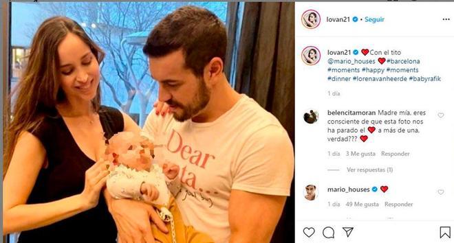 Mario Casas con su 'sobrino'