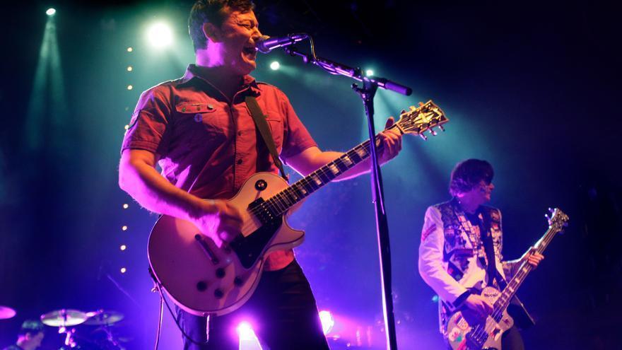 Manic Street Preachers, durante un concierto en Barcelona celebrado en 2012.