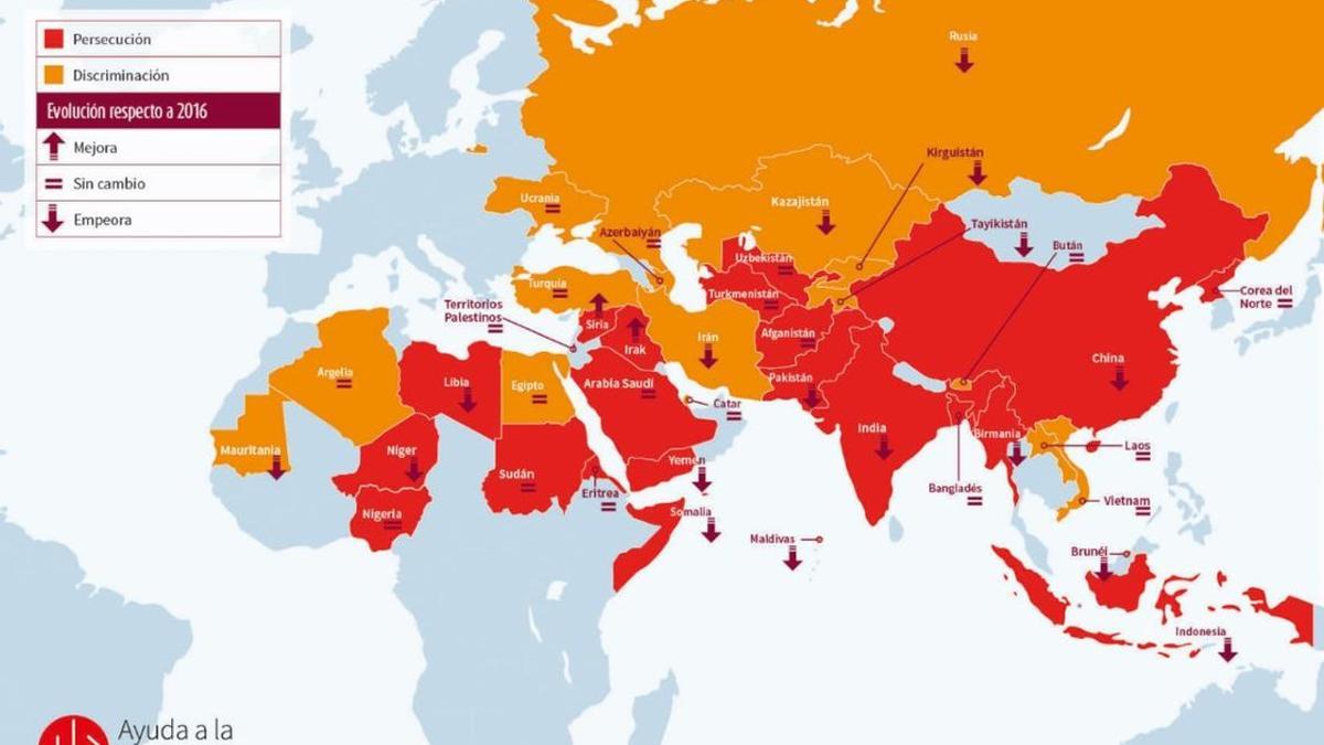 La situación de la libertad religiosa en el mundo.