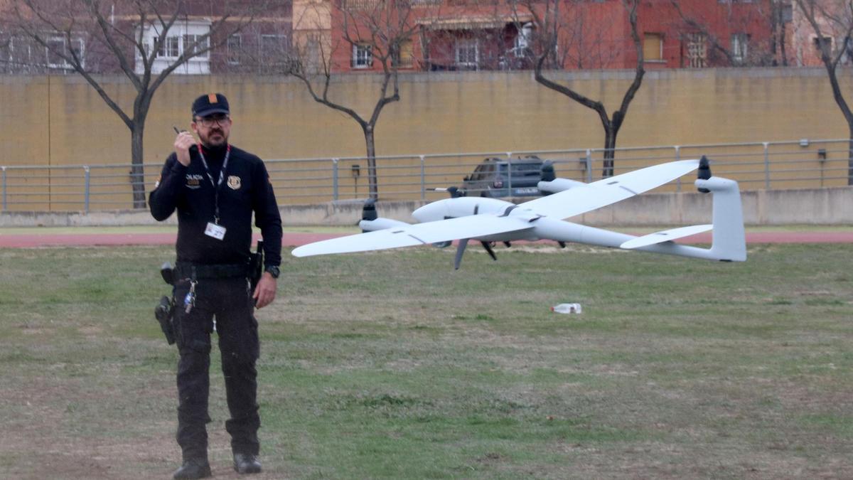 Nou dron d'ala fixa incorporat pels Mossos d'Esquadra a la unitat aèria