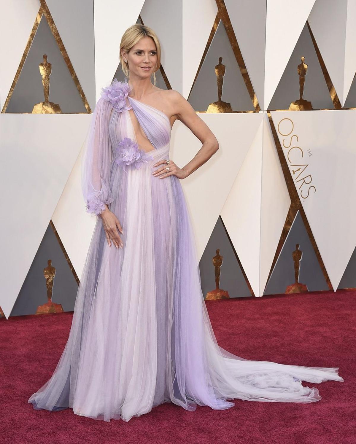 Premios Oscar 2016: Heidi Klum con vestido de Marchesa