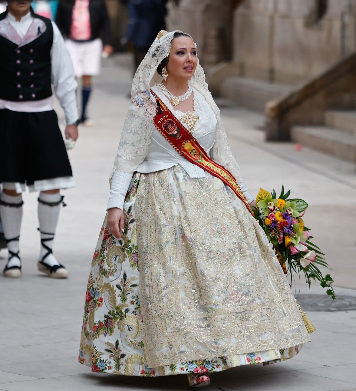 Falleras Mayores en la Ofrenda 2025. Día 17 (1/4)
