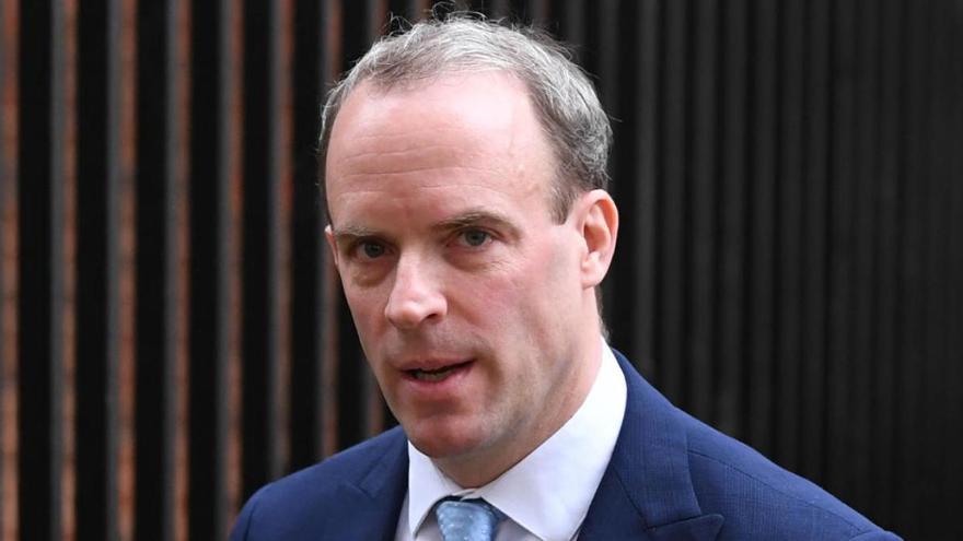 El ministro británico de Exteriores, Dominic Raab.