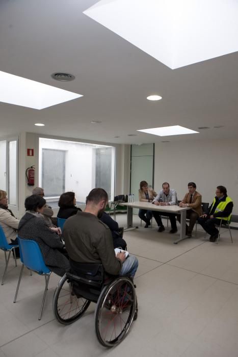 Visita del Jefe de Gabinete de la Secretaría de Estado de Servicios Sociales, Pilar Varela y Jesús Sánchez al Centro de Discapacitados Stephen Hawking