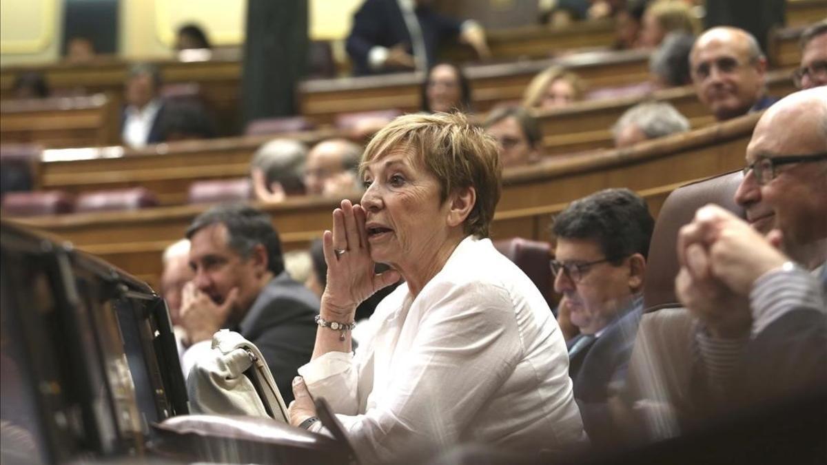 Celia Villalobos en el Congreso de los Diputados