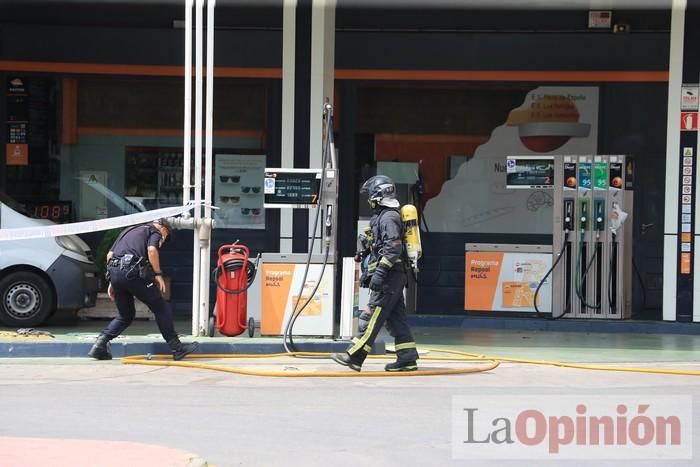 Explosión en una gasolinera de Cartagena