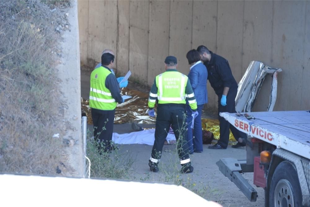 Grave accidente en la autovía Lorca-Águilas