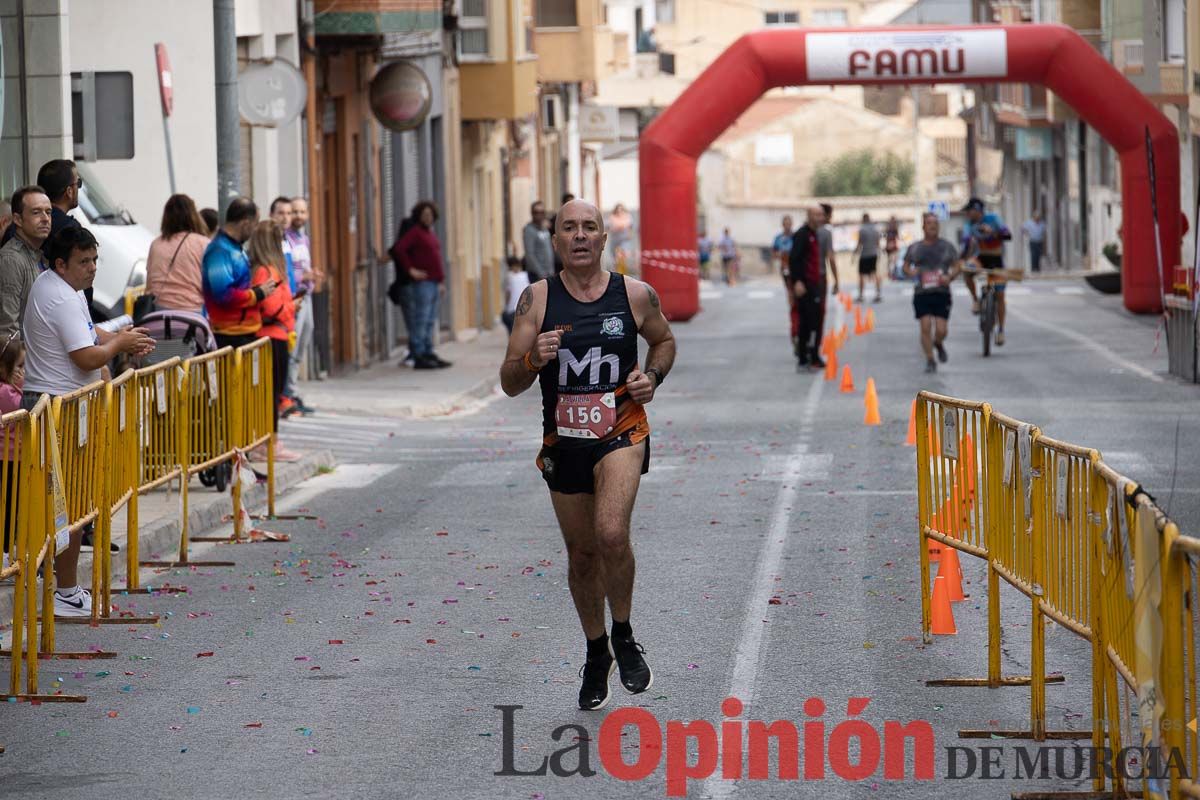 Carrera Popular Urbana y de la Mujer de Moratalla ‘La Villa, premio Marín Giménez (línea de meta)