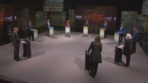 Debate de los candidatos a las elecciones catalanas del 14-F, en TV-3.