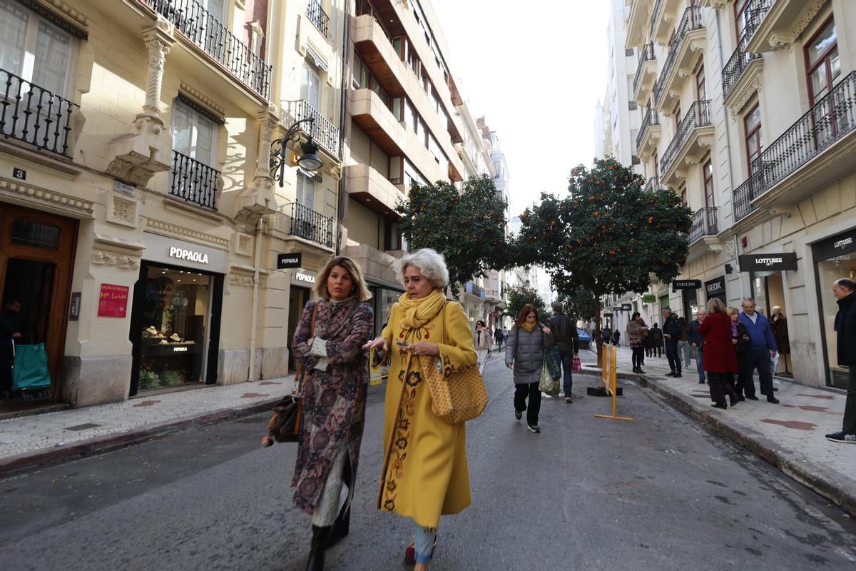 Cierran al tráfico la calle Jorge Juan
