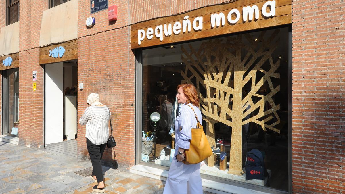 Tienda de Pequeña Moma en Murcia.