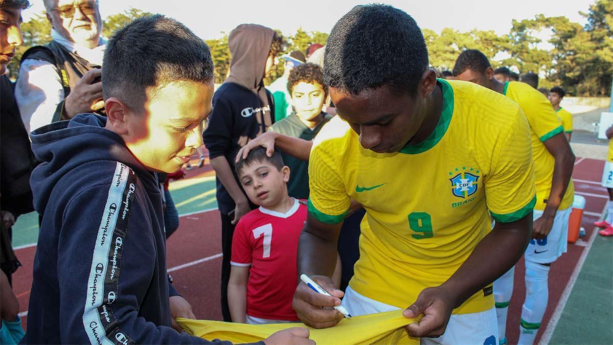 Endrick, el centro de todas las miradas del Mundialito de Montaigu