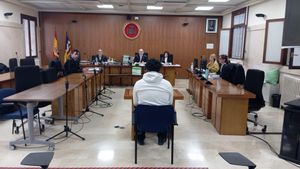 El acusado, durante el juicio celebrado en la Audiencia Provincial.