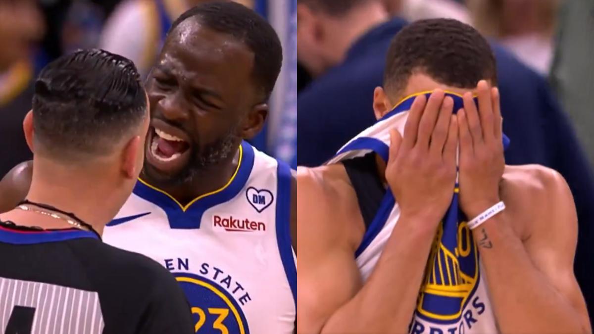 Curry, al límite, se harta de Draymond Green