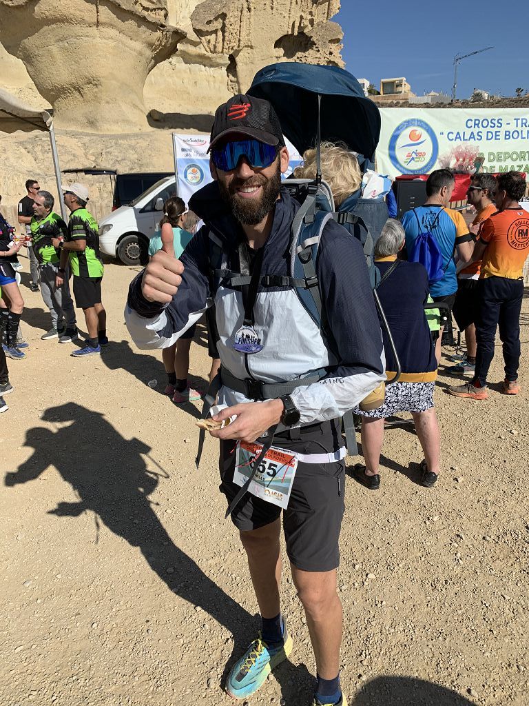 Todas las imágenes del cross por las calas de Bolnuevo, en Mazarrón