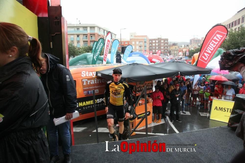 Salida de la Vuelta Ciclista a España desde Lorca