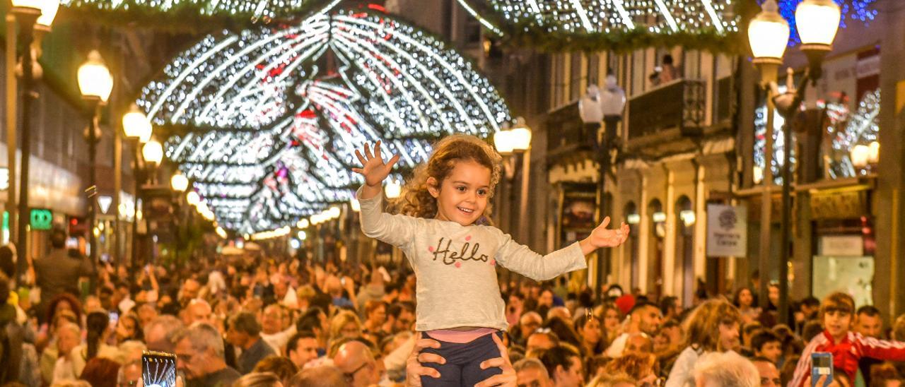 Encendido de las luces de Navidad en Triana