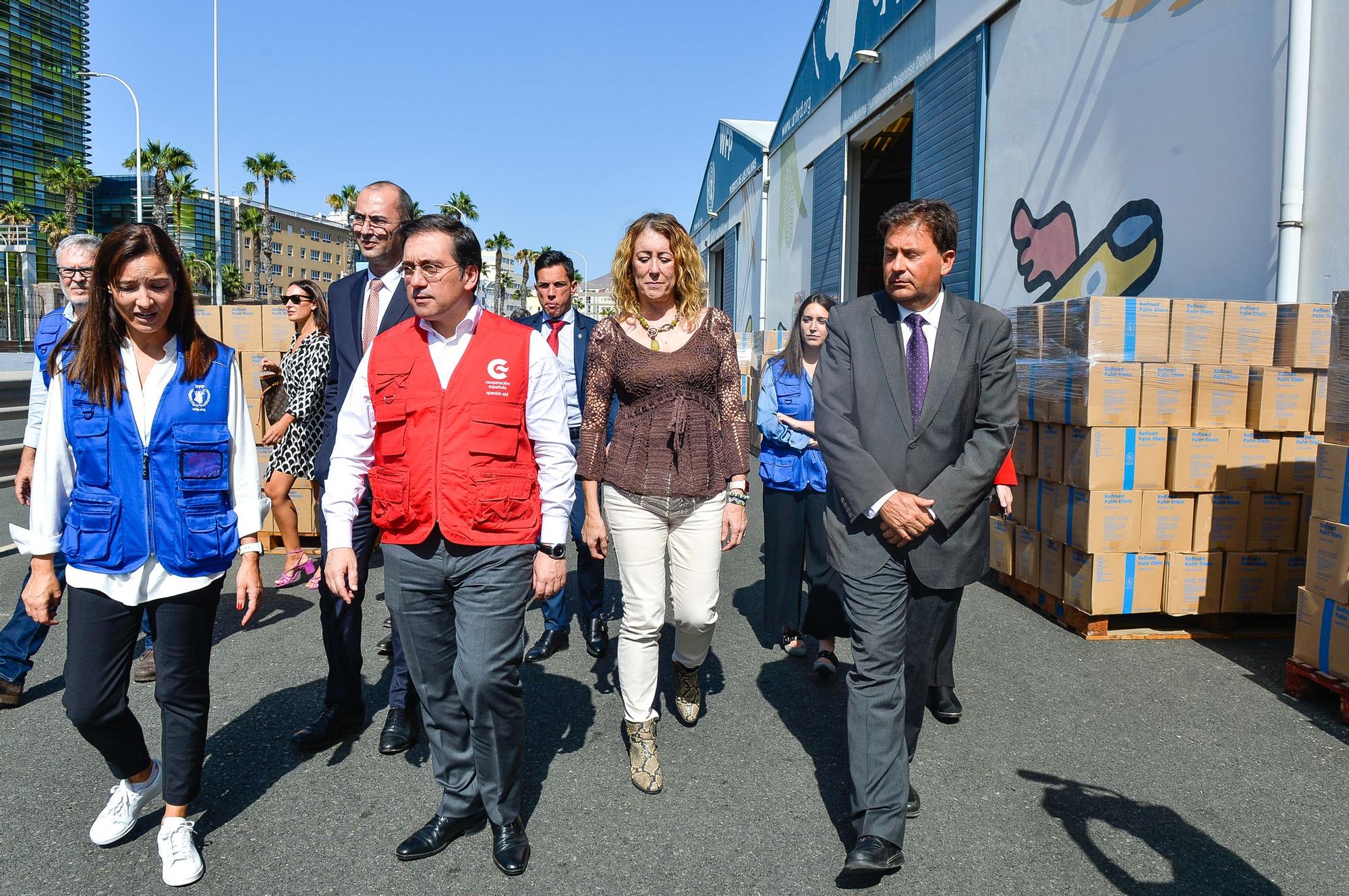 Visita de José Manuel Albares a la sede del Programa Mundial de Alimentos