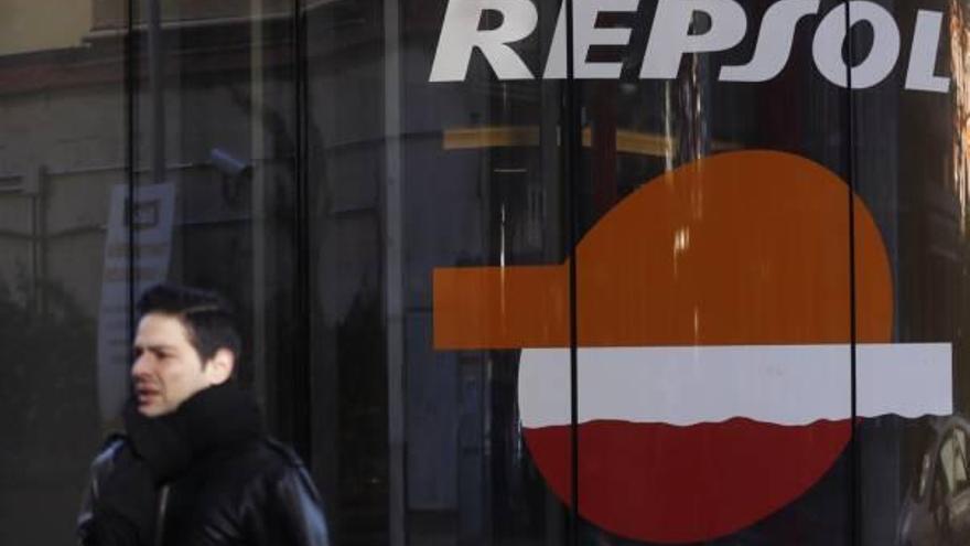 Repsol subió ayer en Bolsa un 4,28 %.