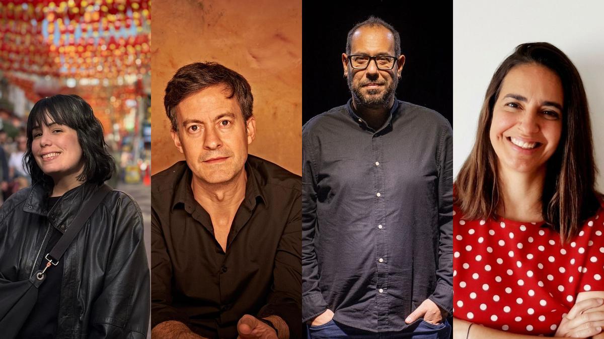 María Alemán, Pedro Yagüe, Jesús Palazón y Marina Ramos.