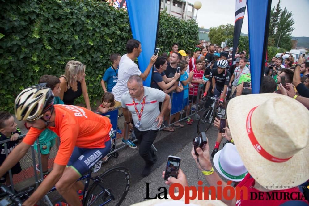 Vuelta ciclista a España: Salida en Caravaca