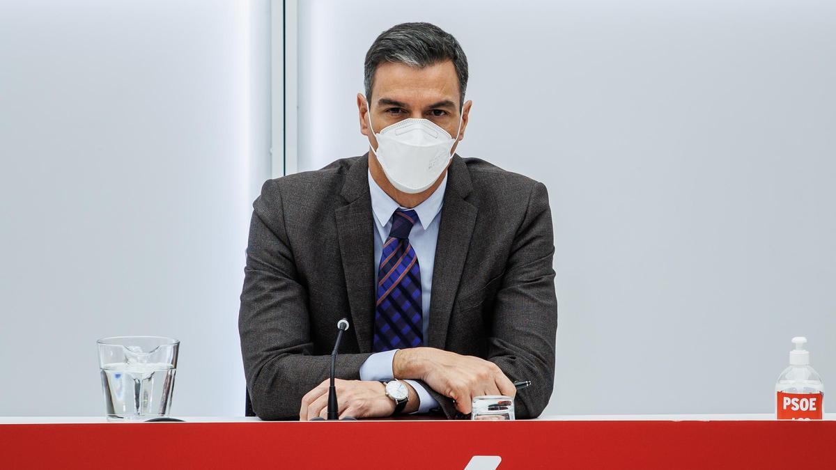 El secretario general del PSOE y presidente del Gobierno, Pedro Sánchez.