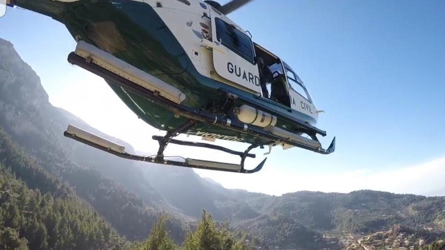 VIDEO | Hallan el cadáver de una excursionista alemana que se precipitó desde unos 60 metros de altura en la Serra de Tramuntana
