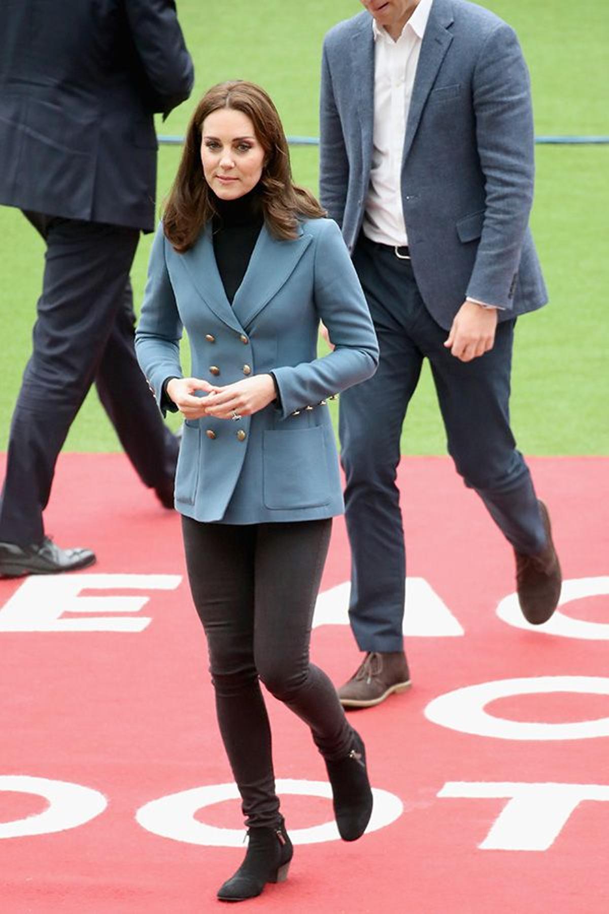 Kate Middleton volvió a demostrar que también domina los looks más informales