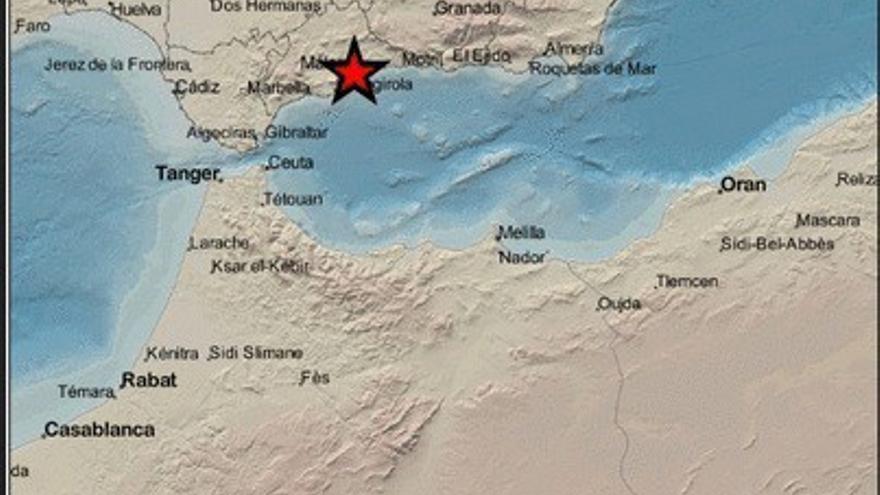 Terremoto de magnitud 4,1 con epicentro en Málaga