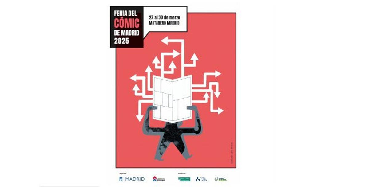 Cartel de la Feria del Cómic de Madrid, obra de Javier Olivares.