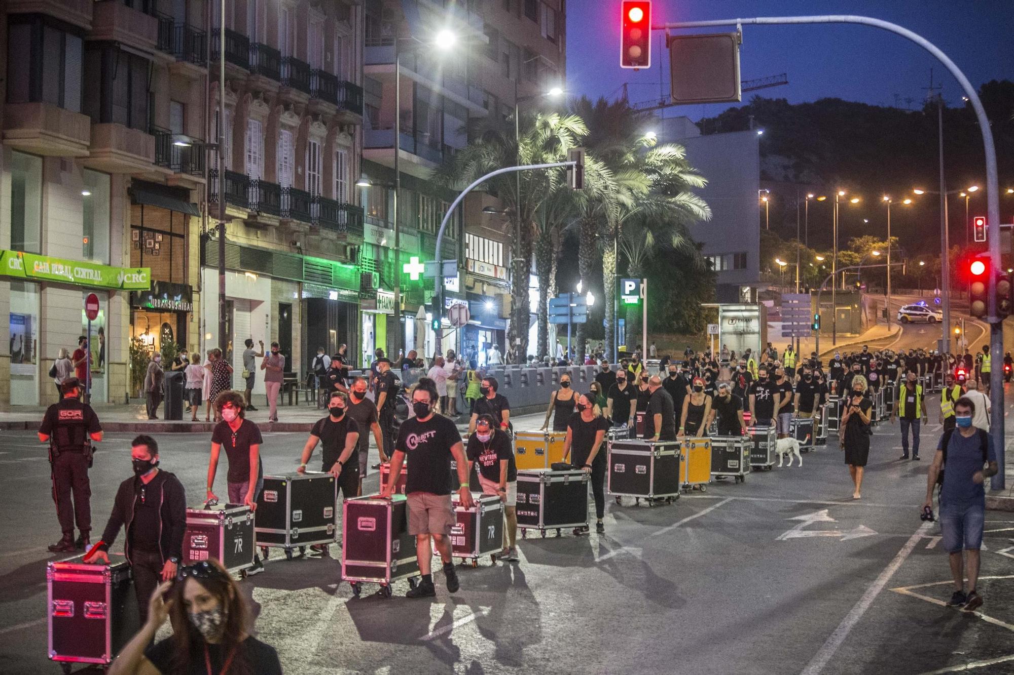 Manifestación de Alerta Roja